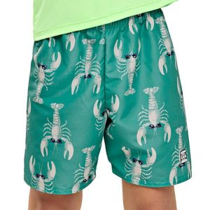 Bermuda Infantil Menino Tactel Proteção Uv Verde