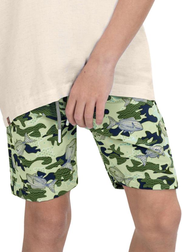 Bermuda Infantil Trick Nck Verde