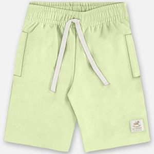 Bermuda Moletom Linho Infantil Verde