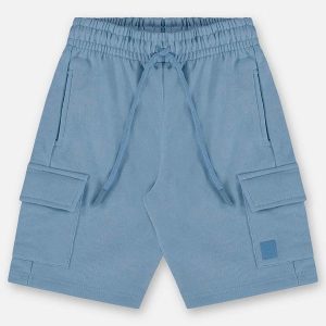 Bermuda para Menino em Moletom Linho Azul