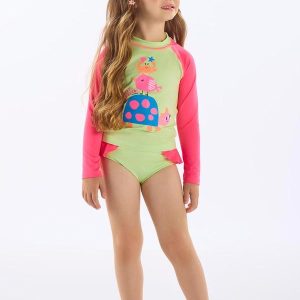 Biquíni Infantil Poliéster Fps +50 Verde