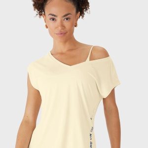Blusa Ampla em Malha Dry Off White