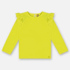 Blusa Básica Infantil Menina Verde