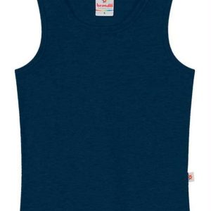 Blusa Básica Infantil Menina de Cotton Azul
