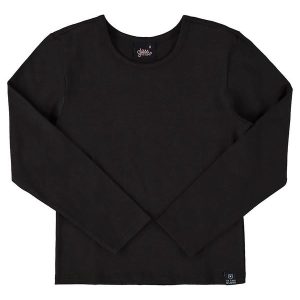 Blusa Básica em Cotton Juvenil Preto