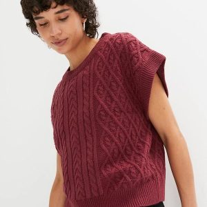 Blusa Bordô em Tricô