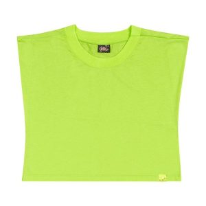 Blusa Box Básica em Meia Malha Juvenil Verde