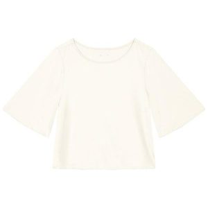 Blusa Box em Crepe Off White