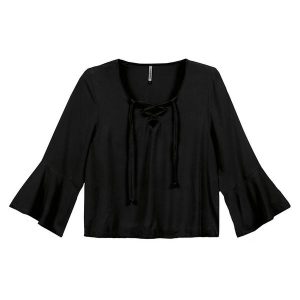 Blusa Feminino Adulto Preto
