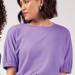 Blusa Feminino Adulto Roxo