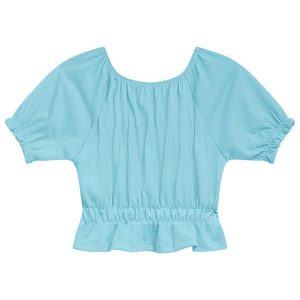 Blusa Infantil Menina Azul