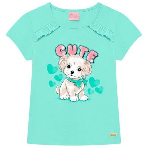 Blusa Infantil Menina Azul