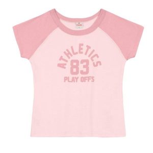 Blusa Infantil Menina Estampada Rosa