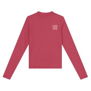 Blusa Infantil Menina em Ribana Vermelho