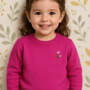 Blusa Infantil Tricô Pink