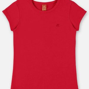 Blusa Infantil em Cotton Vermelho