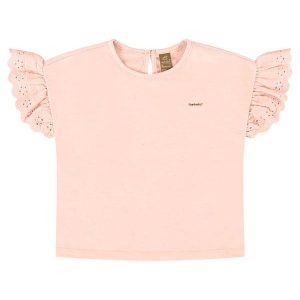 Blusa Infantil em Meia Malha Flamê Rosa