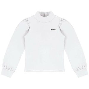Blusa Justa em Cotton Menina Branco