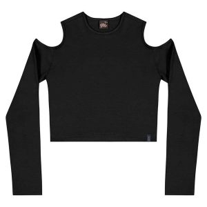 Blusa Juvenil em Cotton Preto