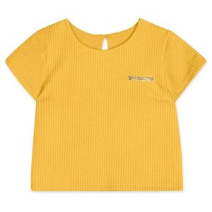 Blusa Manga Curta Amerelo