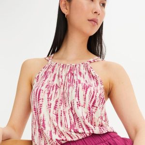 Blusa Poá Abstrato em Malha Fria