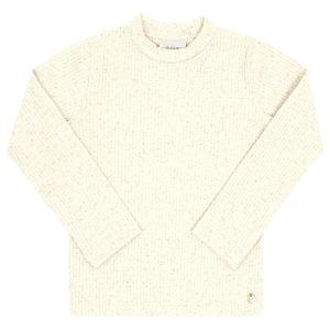 Blusa Primeiros Passos Malha Canelada Natural