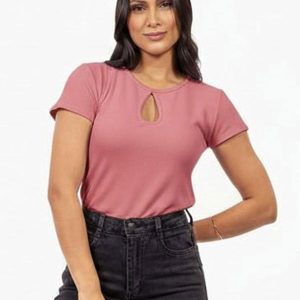 Blusa Termal Feminina Rosa