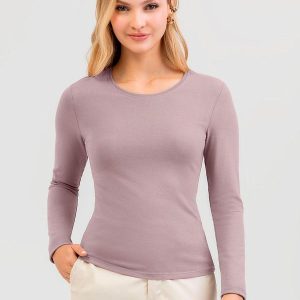 Blusa em Cotton Roxo