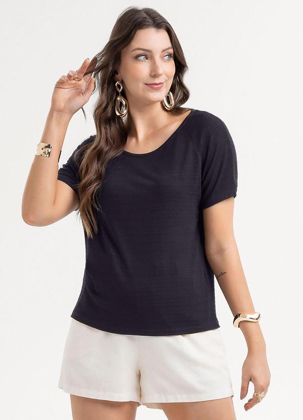 Blusa em Viscose Preto