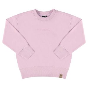 Blusão Básico em Moletom Juvenil Rosa