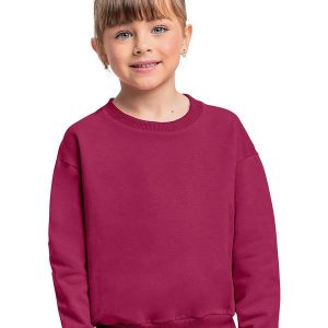 Blusão Básico para Menina Rosa