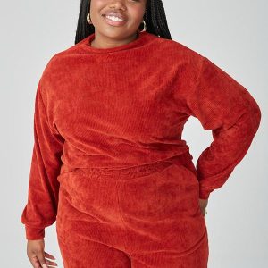 Blusão Feminino em Plush Plus Vermelho