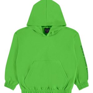 Blusão Infantil em Moletom Felpado Verde