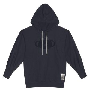 Blusão Moletom com Capuz Feminino Preto