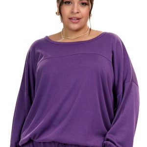 Blusao Ribana Duo Roxo