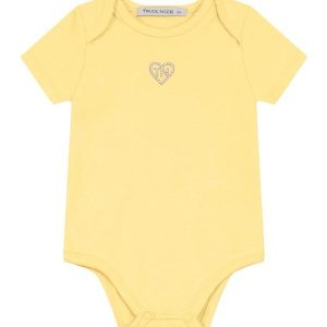 Body Infantil Feminino Amarelo