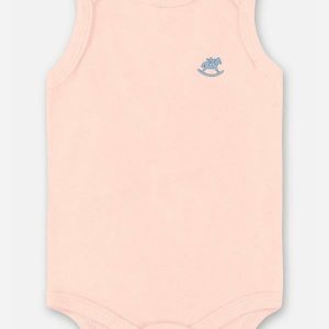 Body Unissex Básico para Bebê Rosa