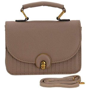 Bolsa Feminina Transversal H.E Sx6027 - Taupe