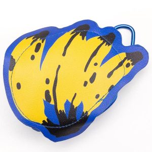 Bolsinha Me Leva Banana Mix Moldura Azul