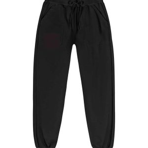 Calça Básica Juvenil em Moletom Preto