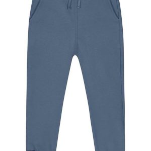 Calça Básica em Moletom para Menino Azul