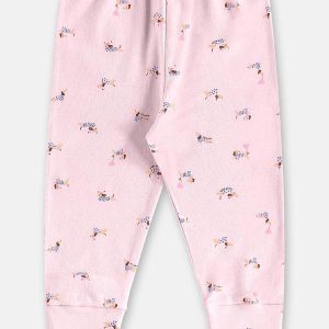 Calça Bebê Menina em Suedine Rosa
