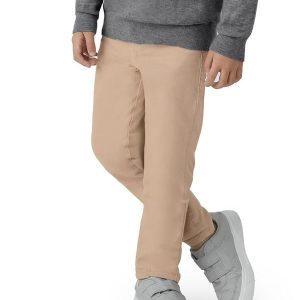 Calça Chino em Sarja Menino Bege