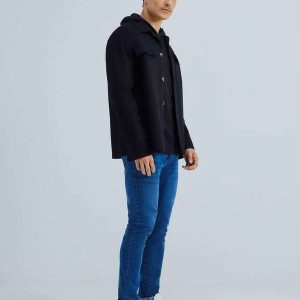 Calca Jeans Basica Masculina Skinny com Elastano Azul