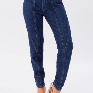 Calça Jeans Escuro em Jeans