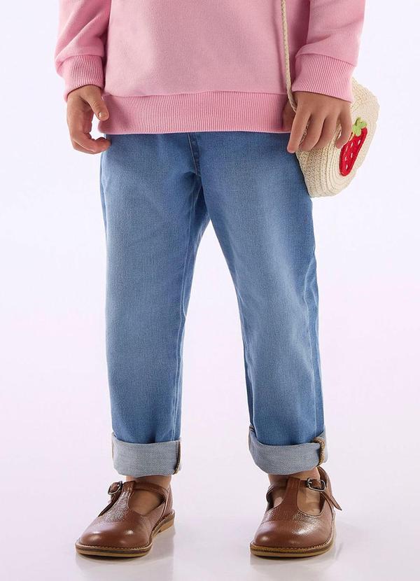 Calça Jeans Infantil Elastano Azul