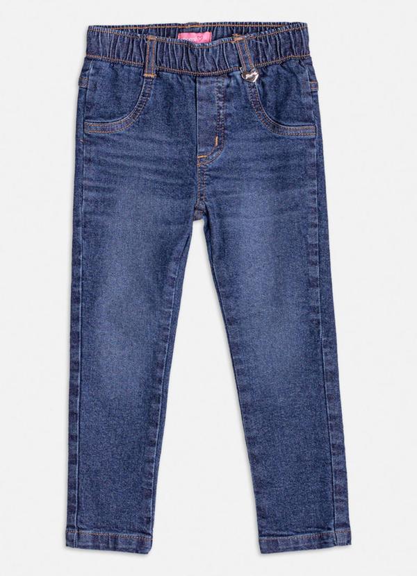 Calça Jeans Preta Básica Azul