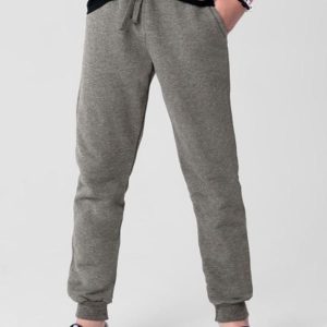 Calça Jogger Básica Infantil Menino Cinza