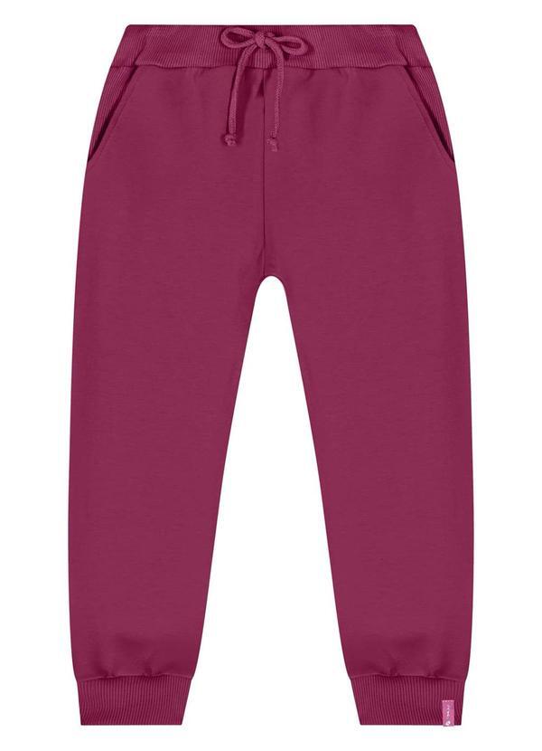 Calça Jogger para Menina Rosa