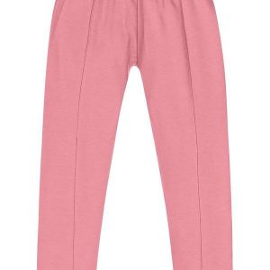 Calça Legging Básica Menina Rosa